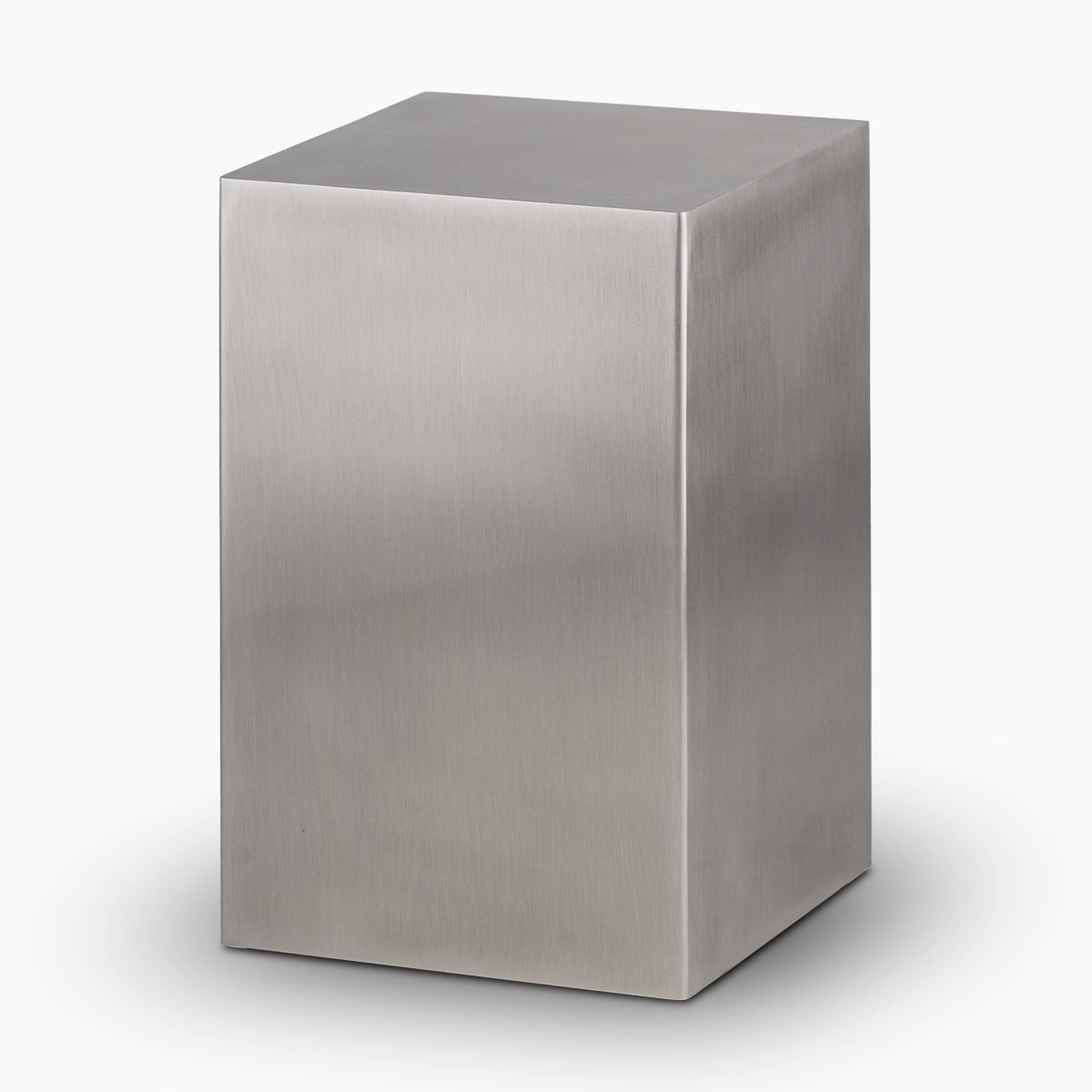 beaumont stainless steel adult cremation urn for ashes in silver