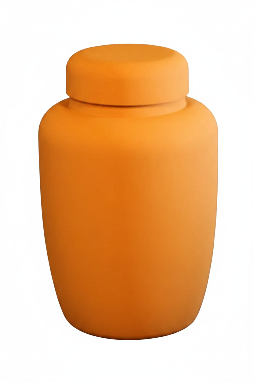 Cornstarch EcoUrn Biodegradable Water Urn for Ashes in Terracotta - Extra Large