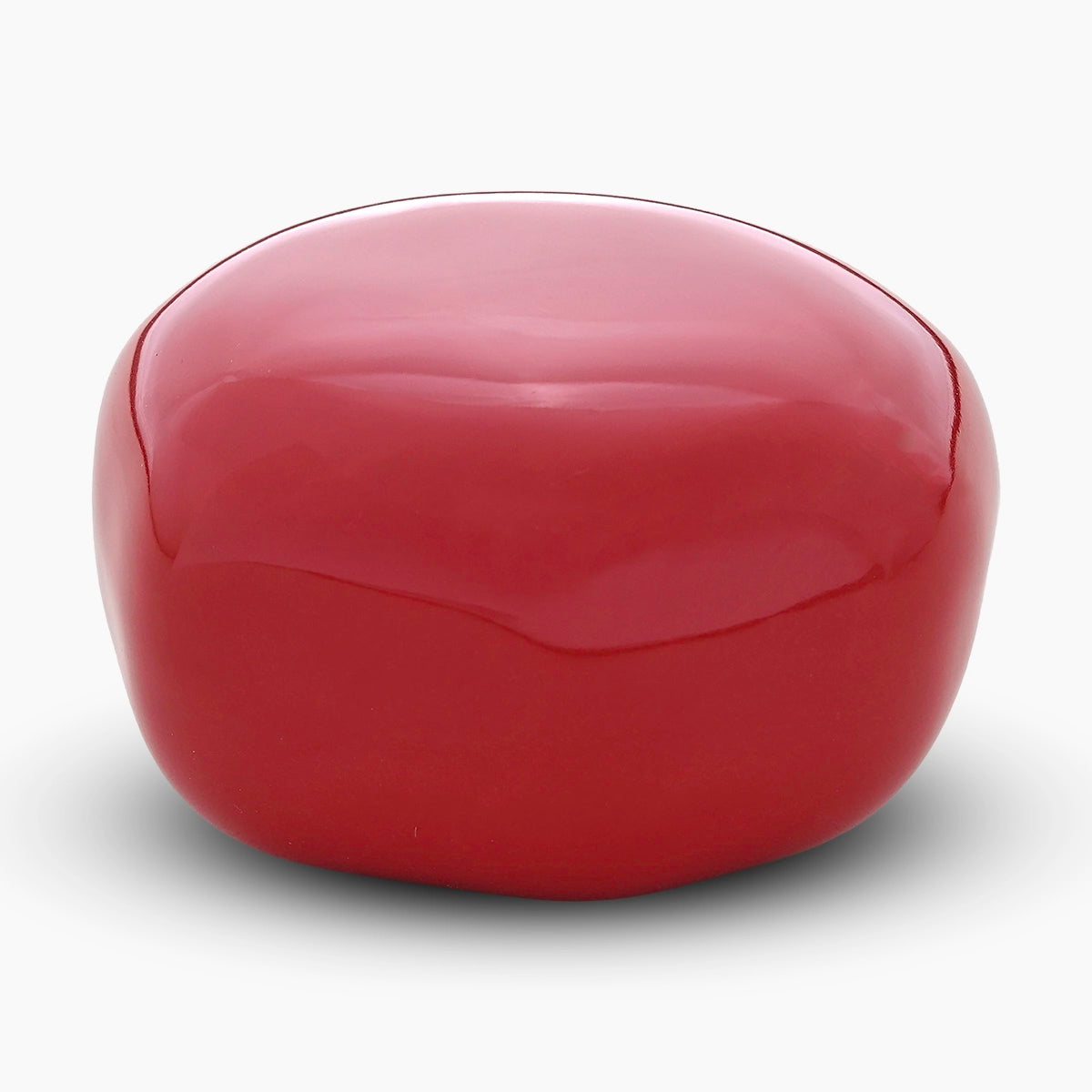 cuddle stone keepsake urn for ashes in red