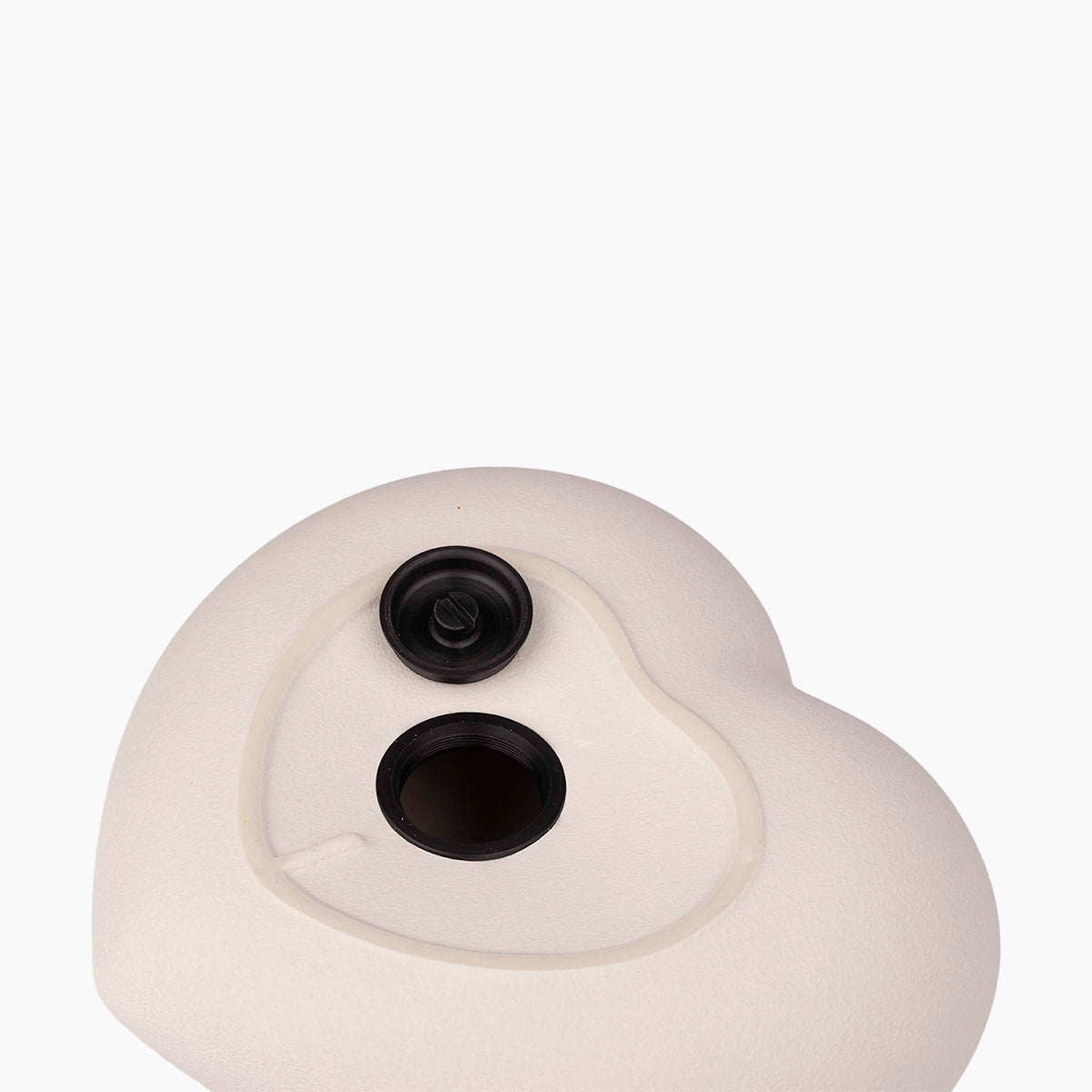 draw your own memory heart medium urn for ashes base open