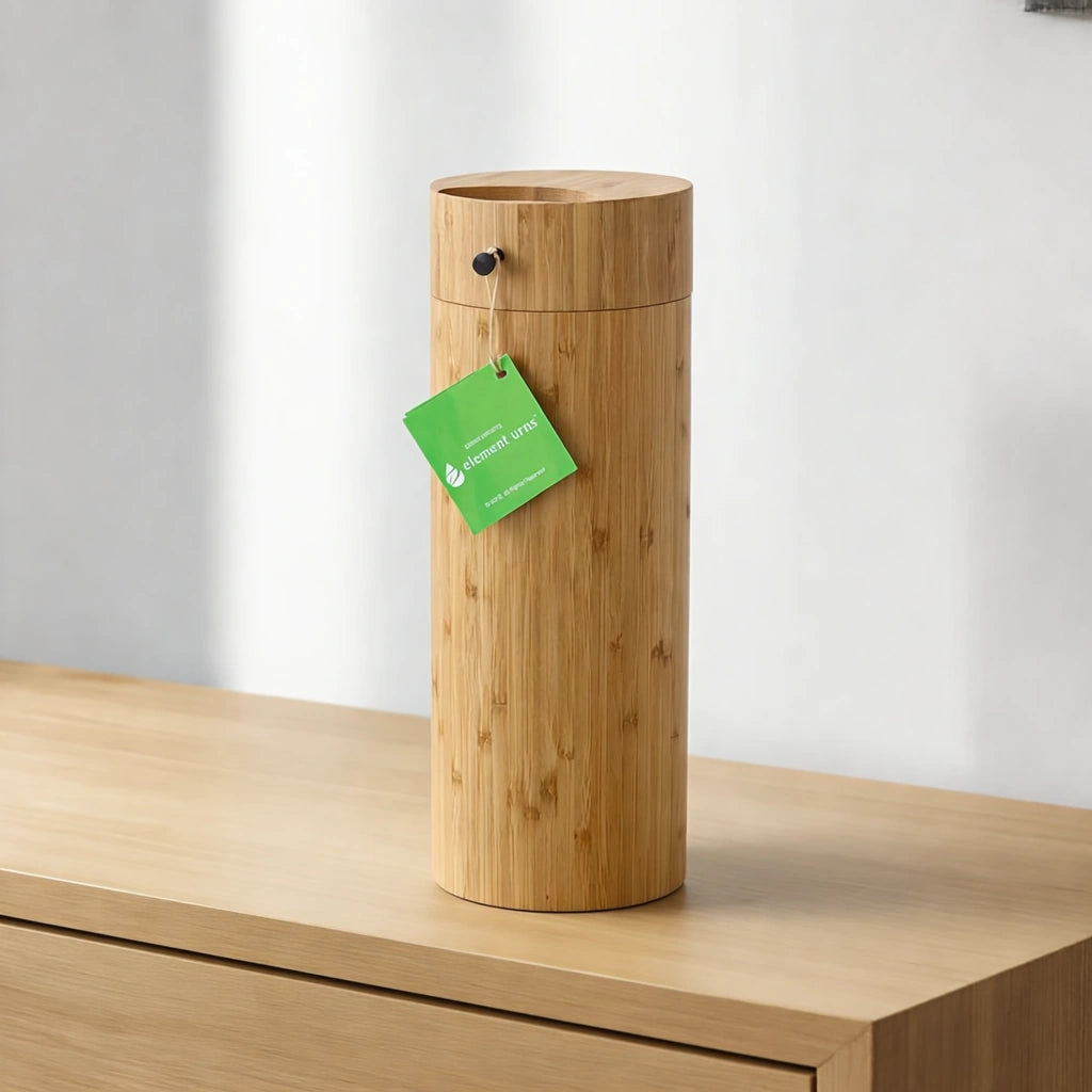 Eco Bamboo Biodegradable Scattering Urn for Ashes – Adult