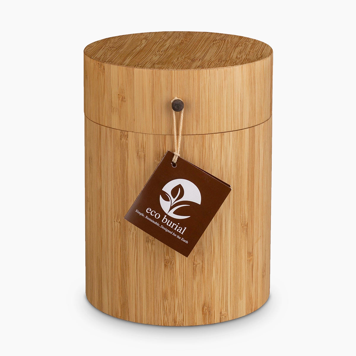 eco burial bamboo biodegradable urn for ashes adult