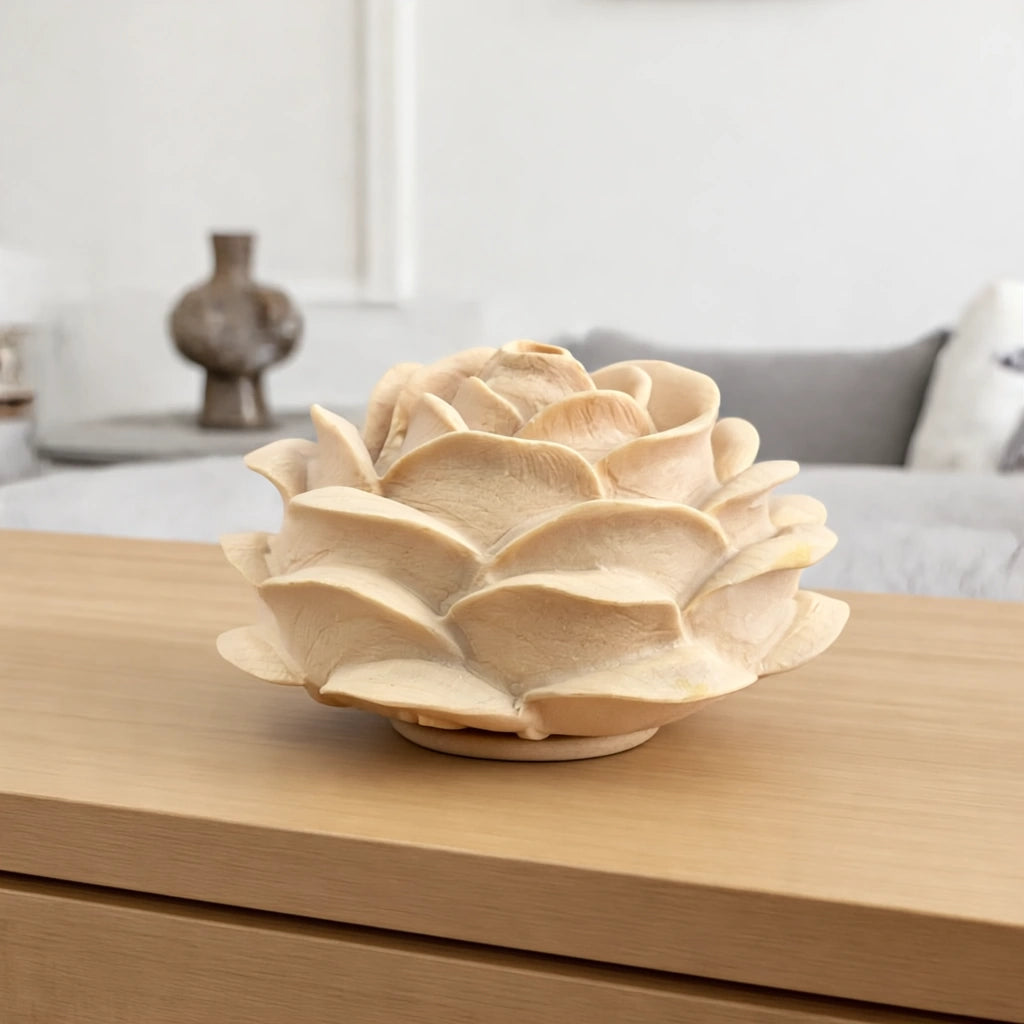 Eternal Rose Wooden Keepsake Urn for Ashes