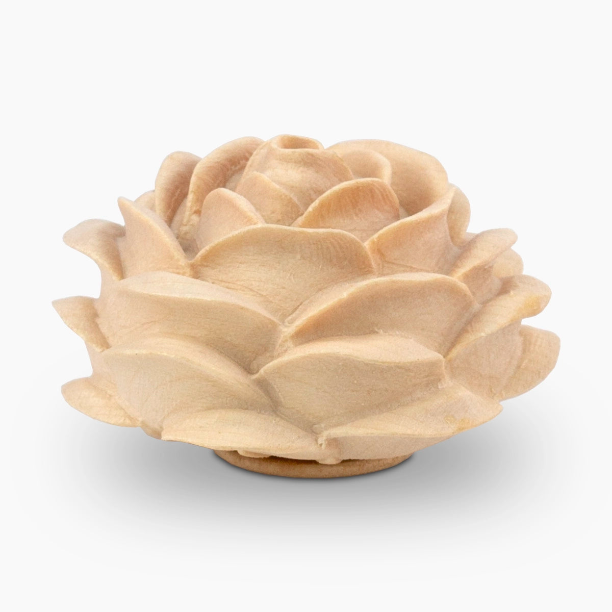 eternal rose wooden keepsake urn for ashes side view