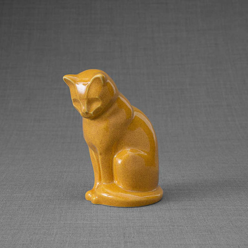 Kitten Urn for Ashes in Amber
