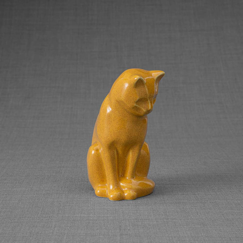 Kitten Urn for Ashes in Amber