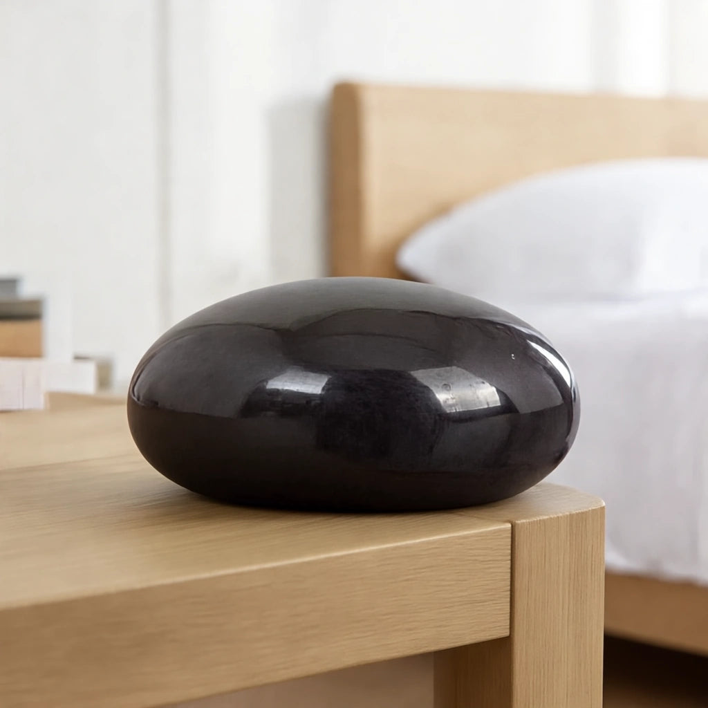 Lava Stone Crystal Keepsake Urn for Ashes
