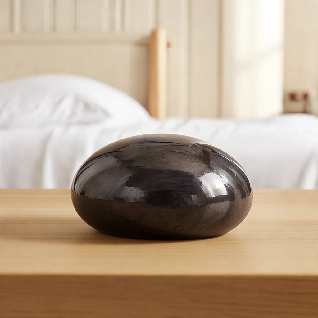 Lava Stone Crystal Medium Urn for Ashes