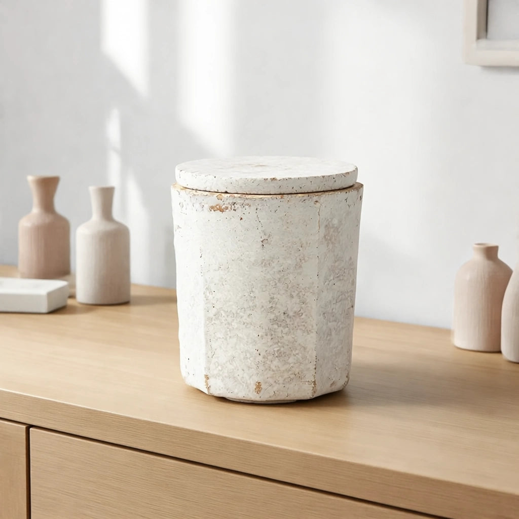 Mycelium Biodegradable Urn for Ashes – Small