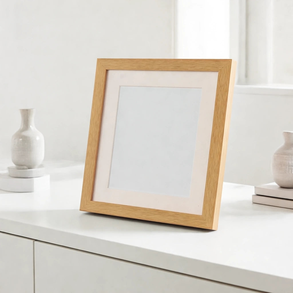 Pet Memorial Photo Frame in Light Brown - Large
