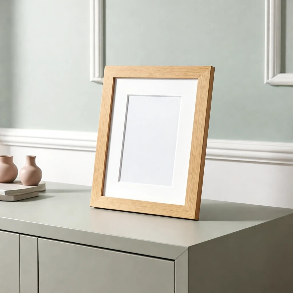 Pet Memorial Photo Frame in Light Brown - Small