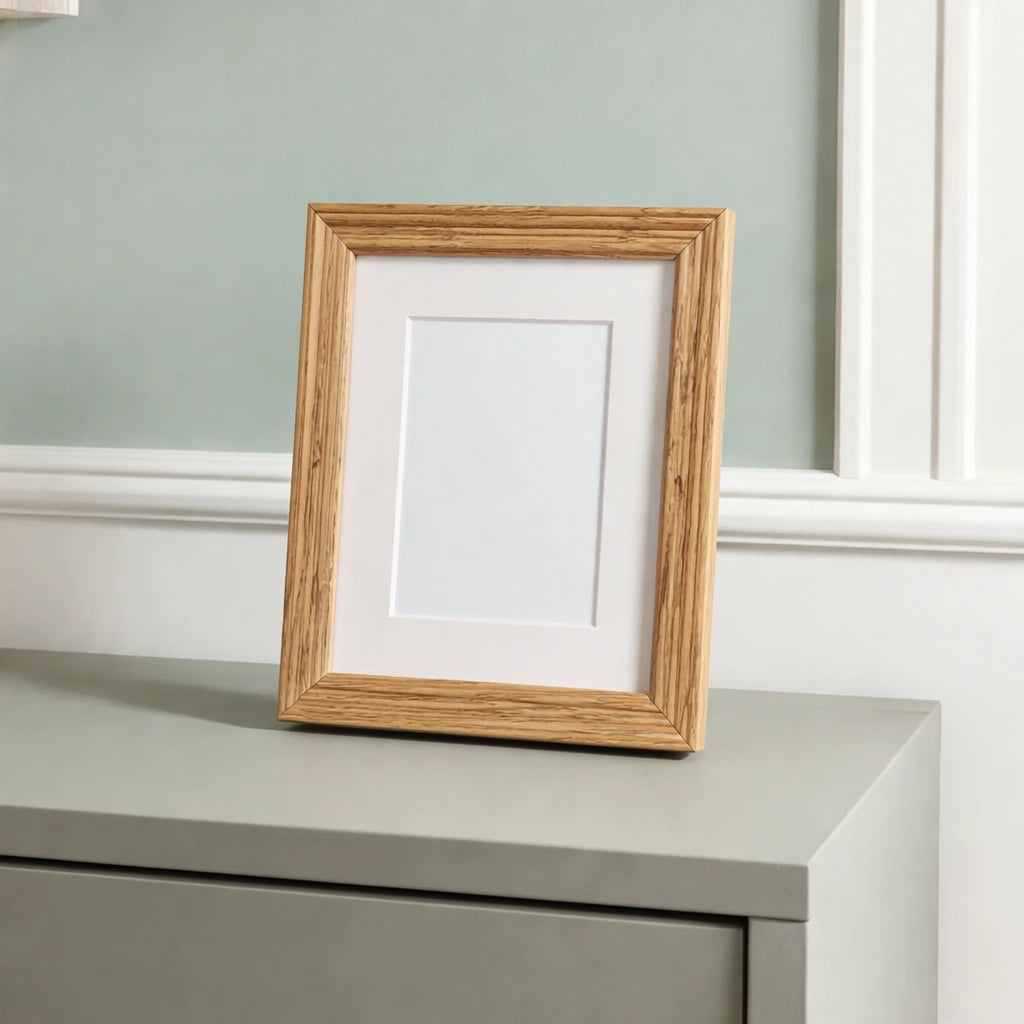 Pet Memorial Photo Frame in Light Oak - Small