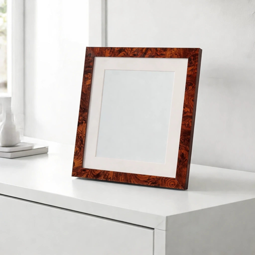 Pet Memorial Photo Frame in Walnut - Large
