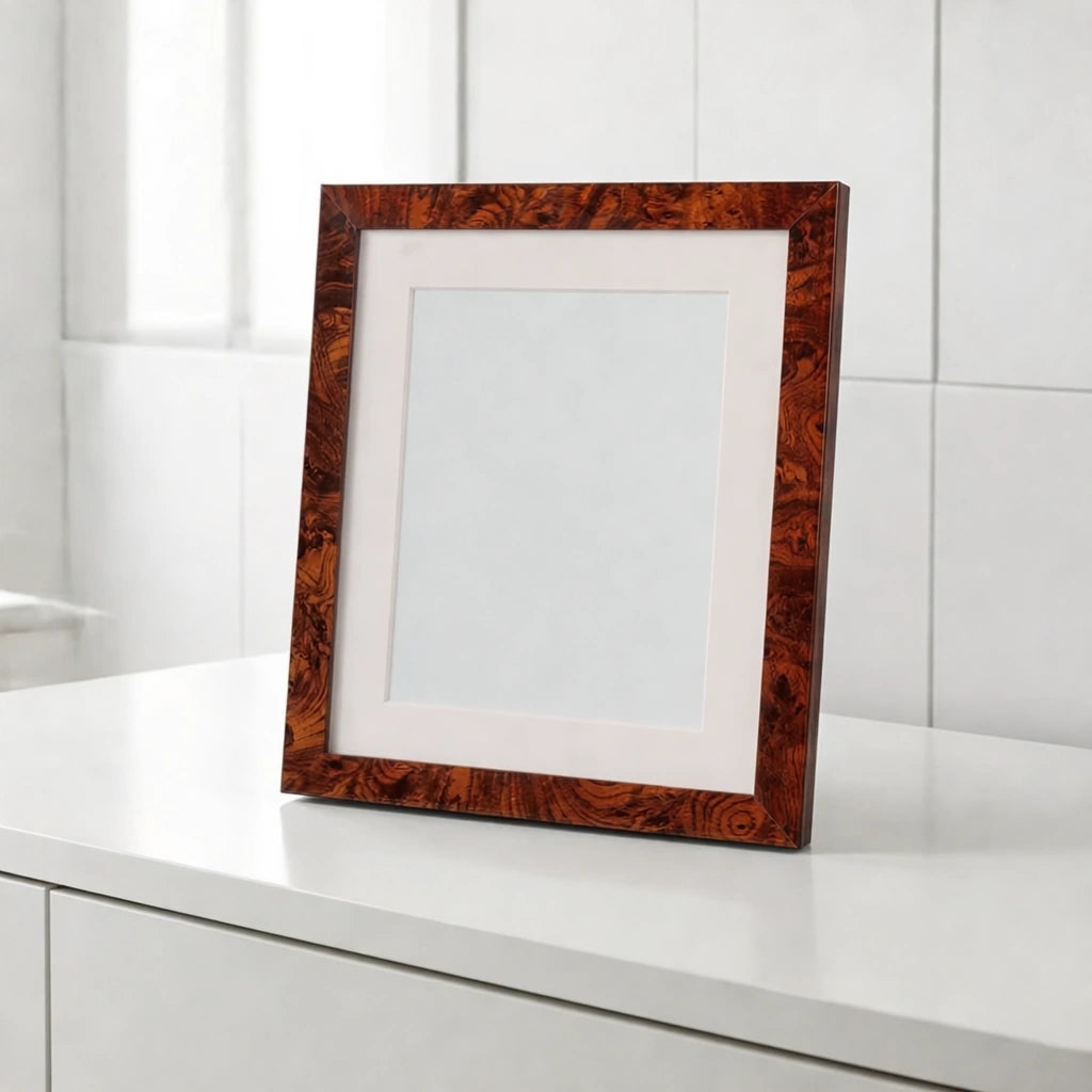 Pet Memorial Photo Frame in Walnut - Large