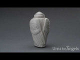 Angel Wings Adult Cremation Urn for Ashes in Blue