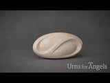 Infinity Small Urn for Ashes in Matte Grey