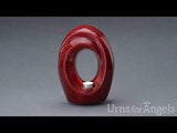 The Passage Adult Cremation Urn for Ashes in Red