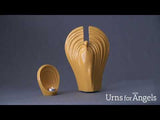 Guardian Angel Adult Cremation Urn for Ashes in Amber