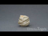Comfort Candle Small Urn for Ashes in Green