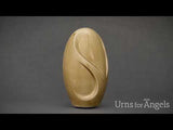 Infinity Adult Cremation Urn for Ashes in Dark Sand
