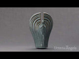Guardian Angel Adult Cremation Urn for Ashes in Violet