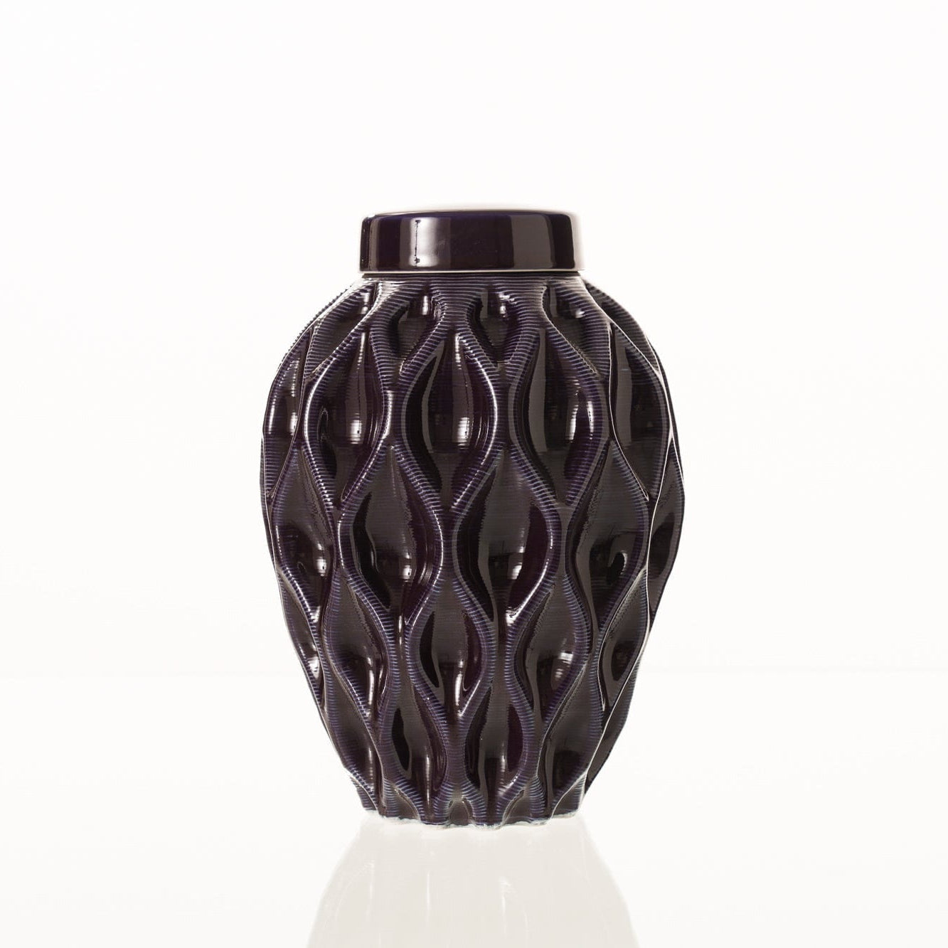 Echo Adult Cremation Urn for Ashes in Violet