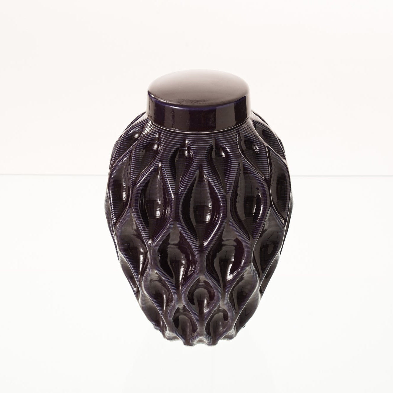 Echo Adult Cremation Urn for Ashes in Violet