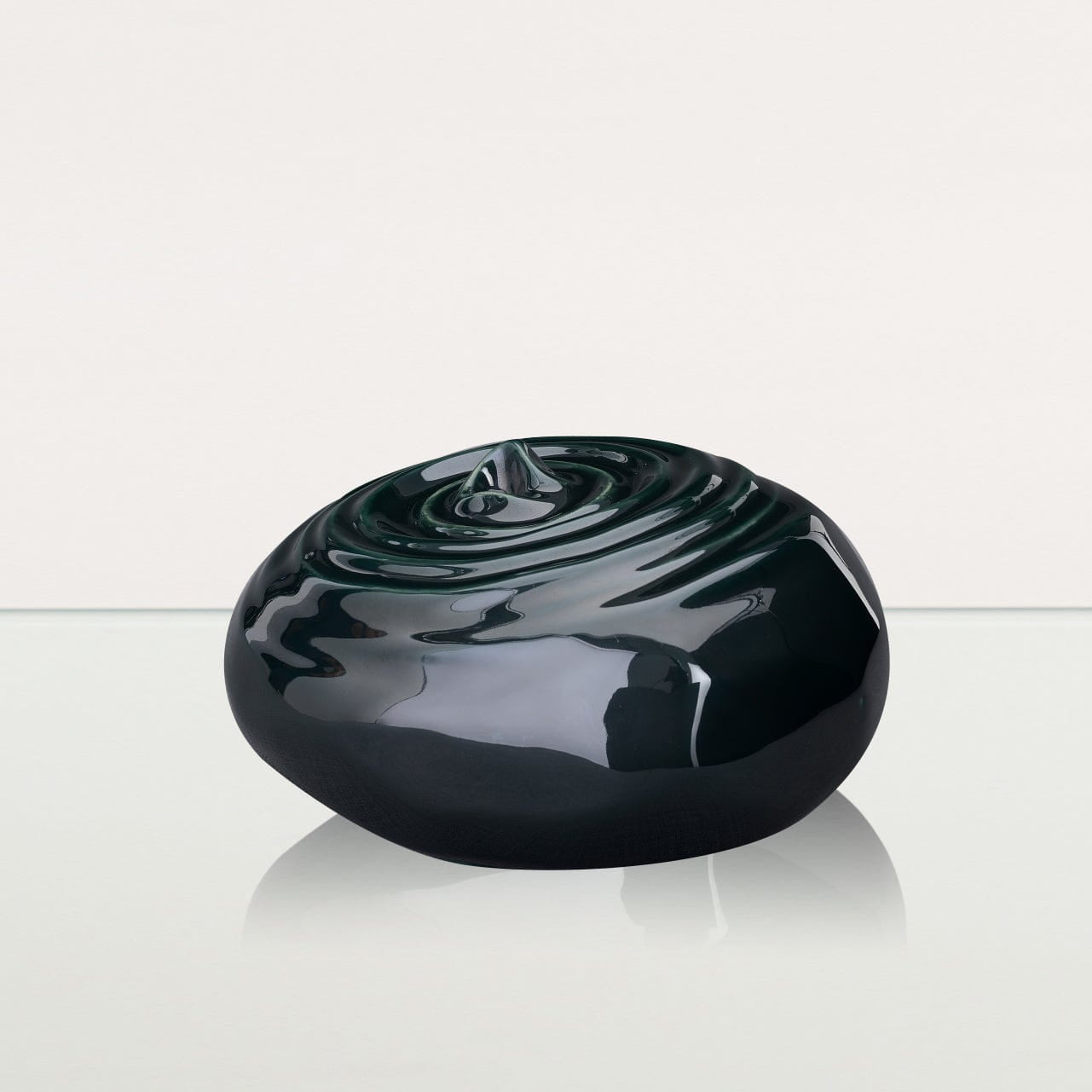 Ripples Adult Cremation Urn for Ashes in Oxide Green