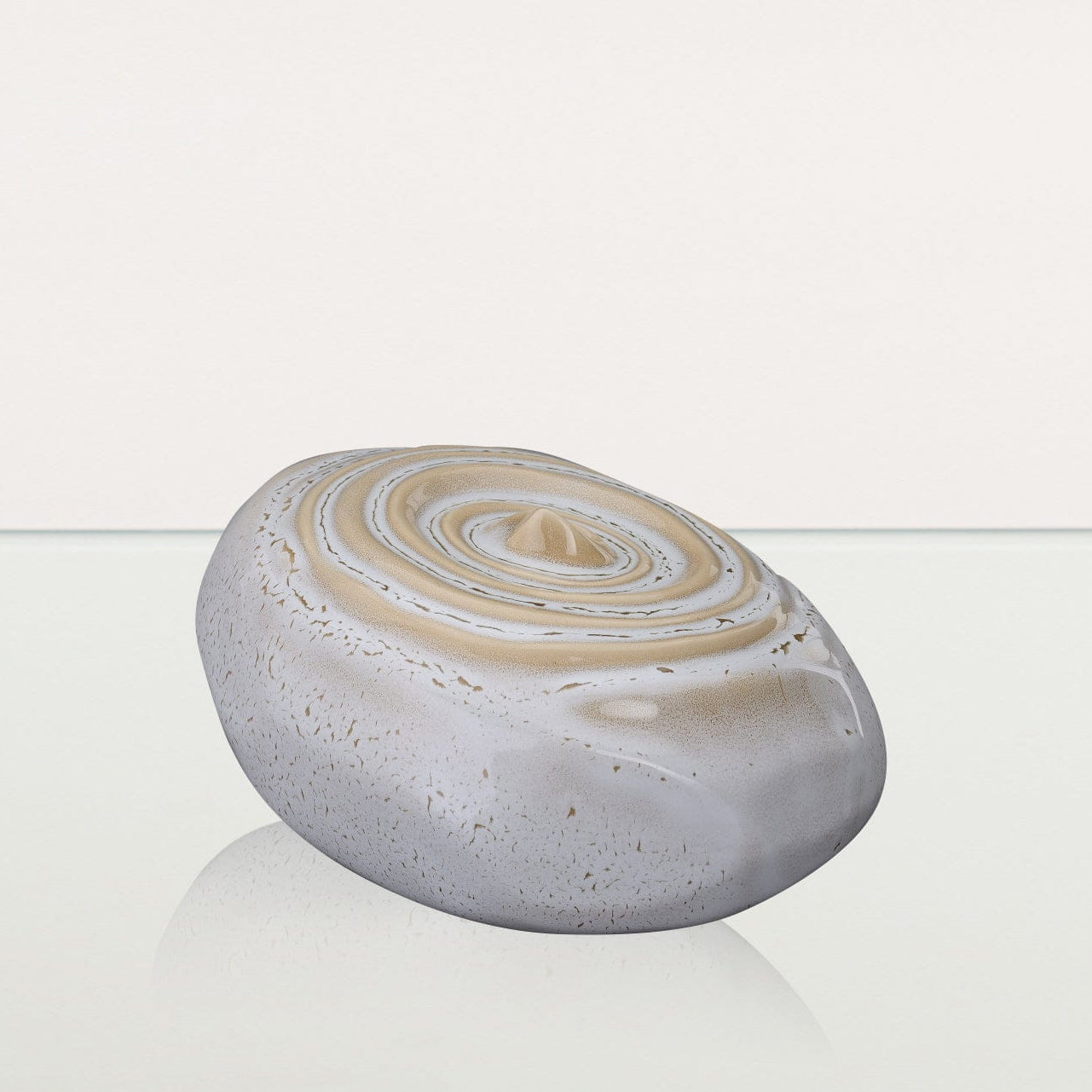 Ripples Adult Cremation Urn for Ashes in Beige Melange