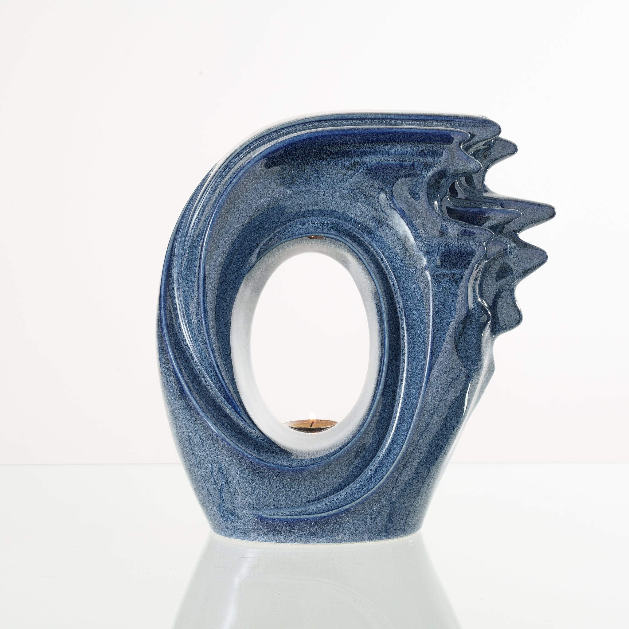 Zephyr Adult Cremation Urn for Ashes in Blue