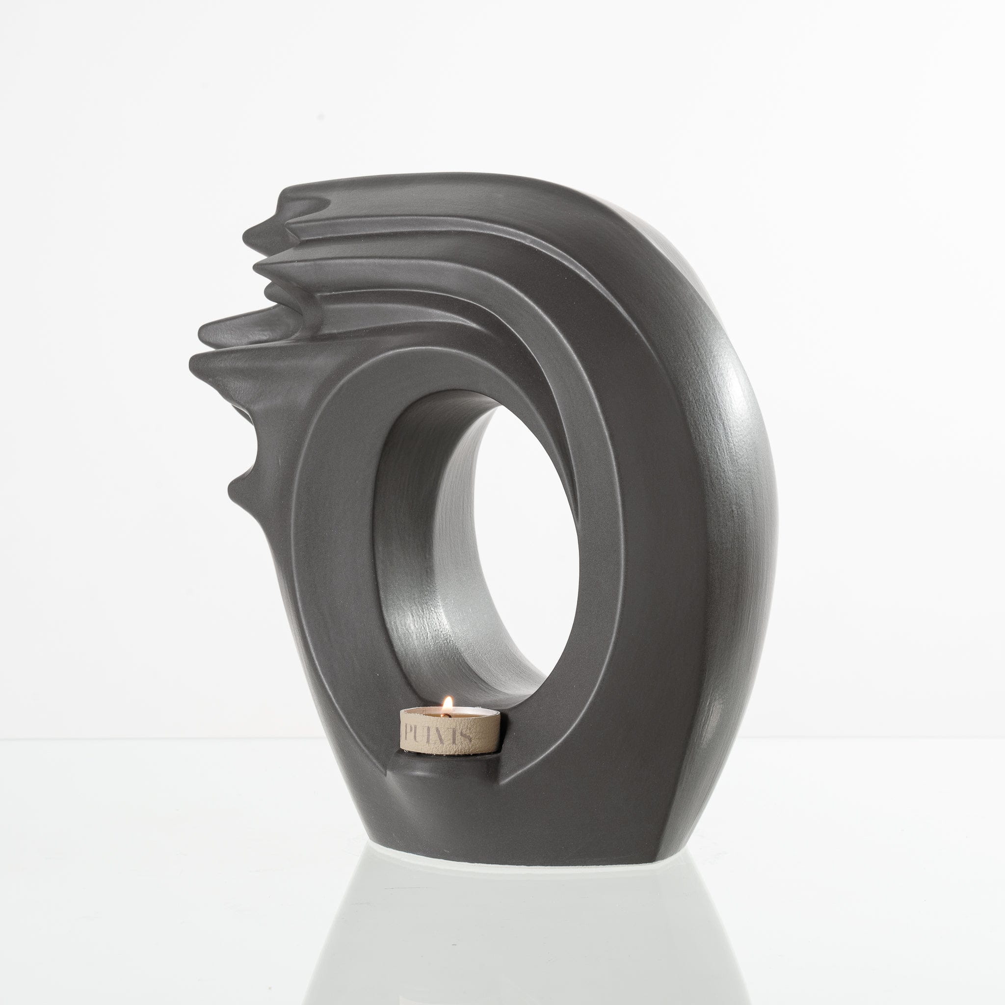 Zephyr Adult Cremation Urn for Ashes in Matte Grey