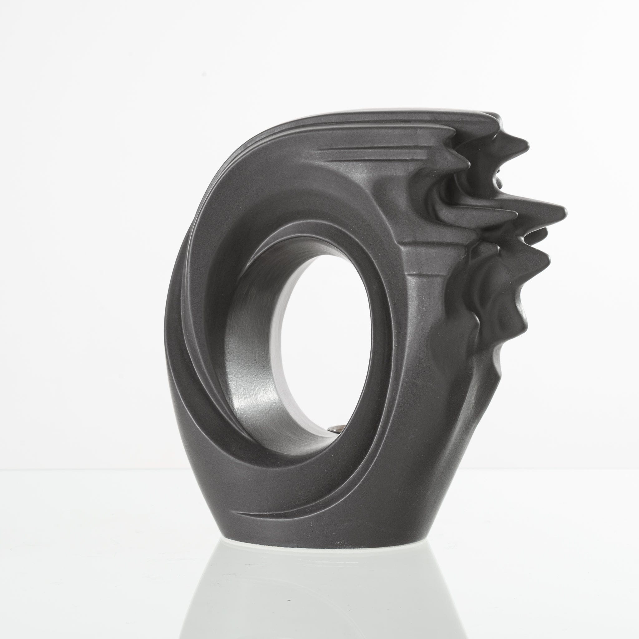 Zephyr Adult Cremation Urn for Ashes in Matte Grey
