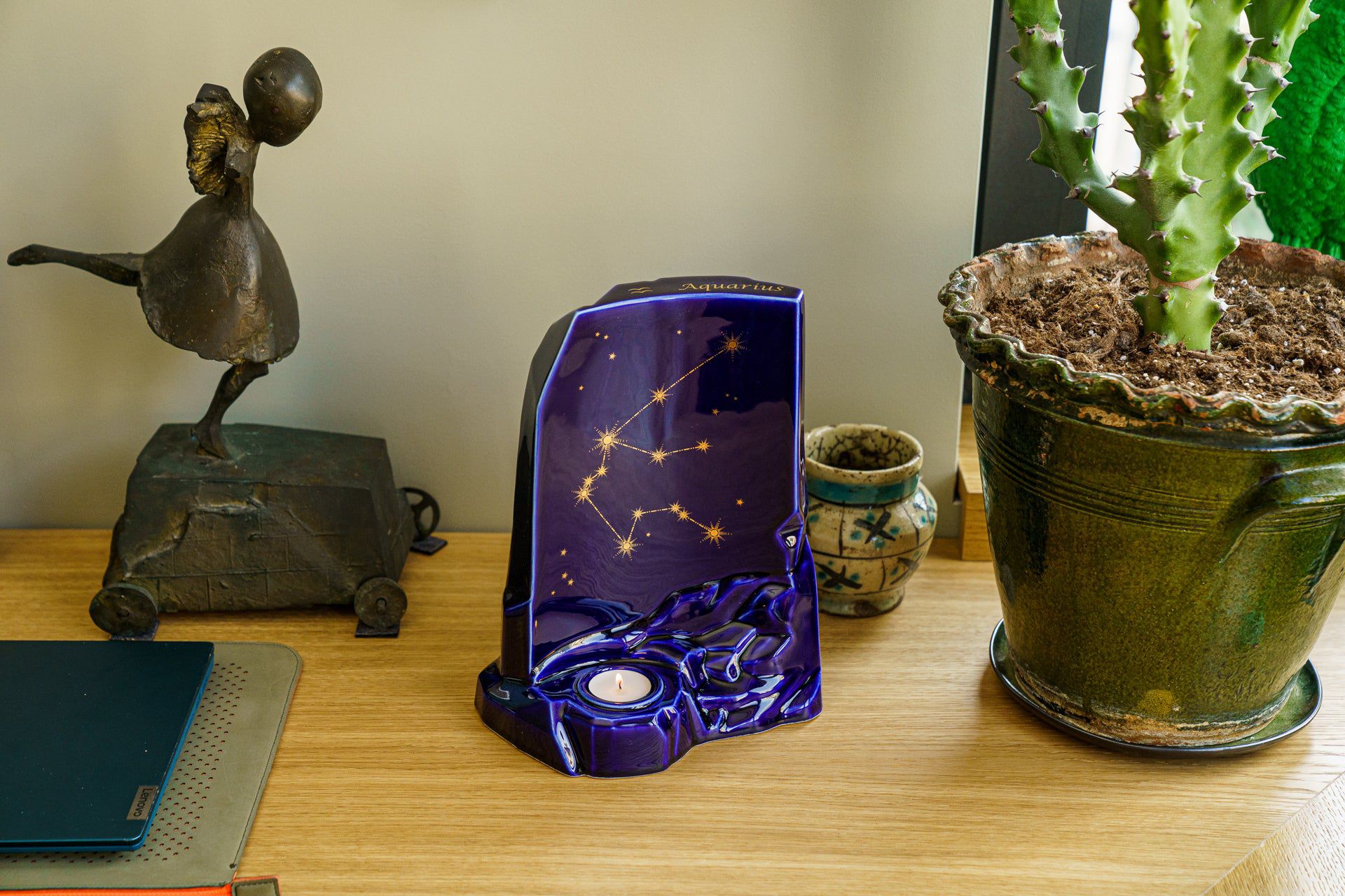 Zodiac Aquarius Adult Cremation Urn for Ashes