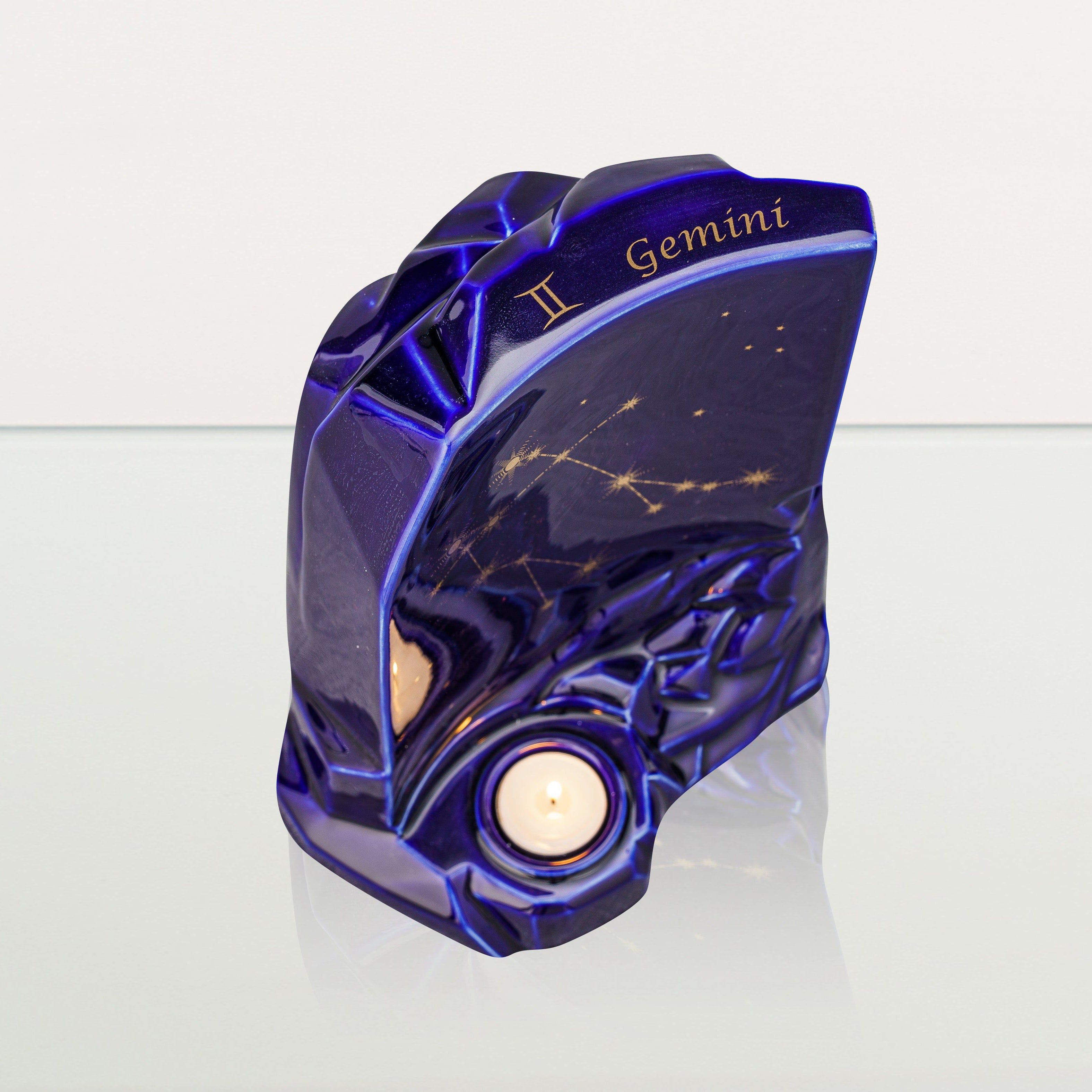 Zodiac Gemini Small Urn for Ashes