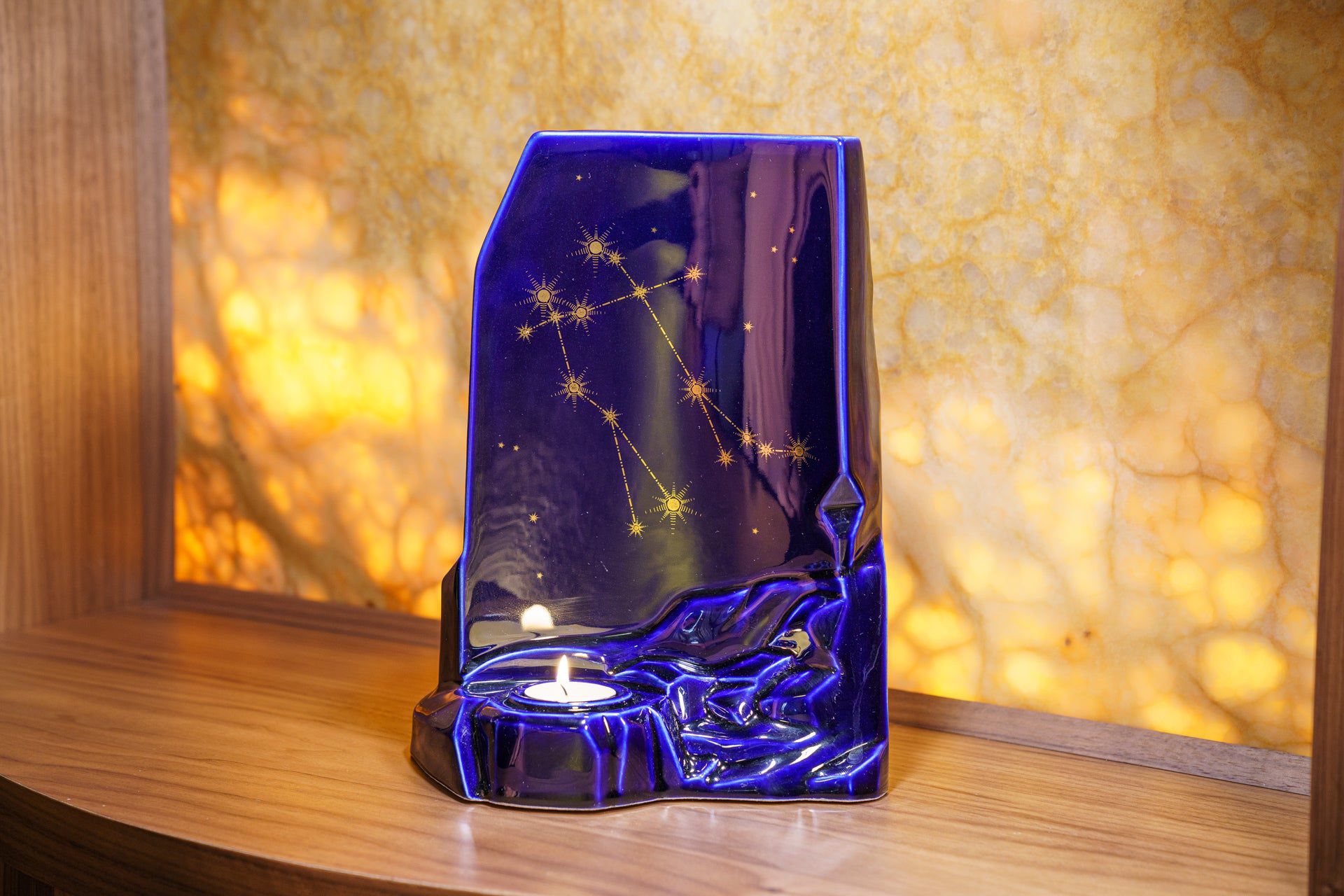 Zodiac Gemini Small Urn for Ashes