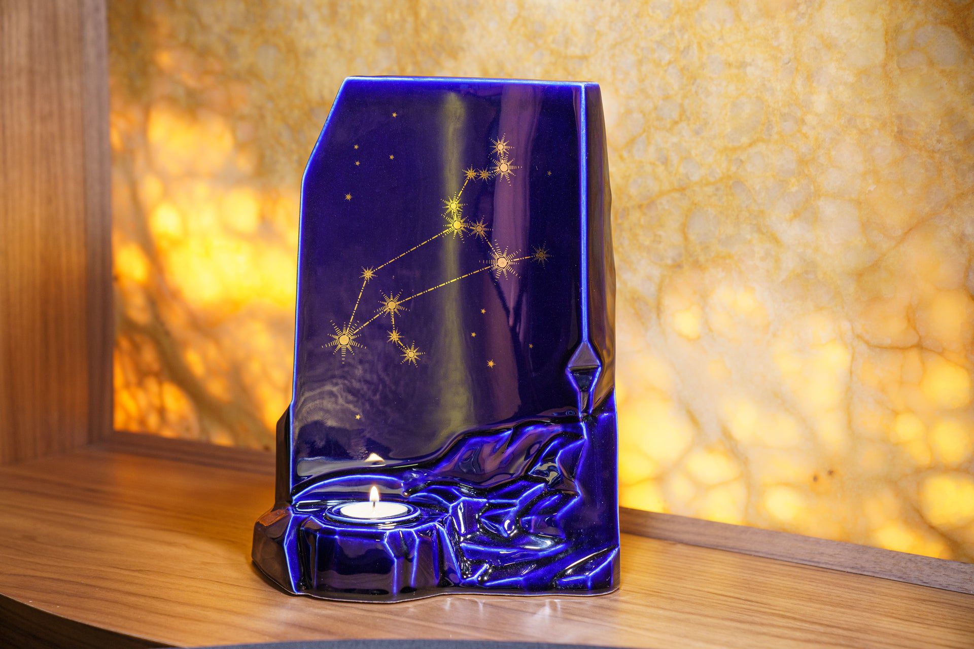Zodiac Leo Adult Cremation Urn for Ashes