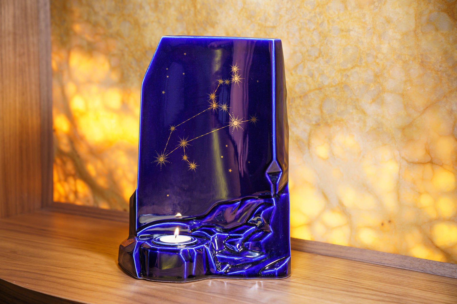 Zodiac Leo Adult Cremation Urn for Ashes