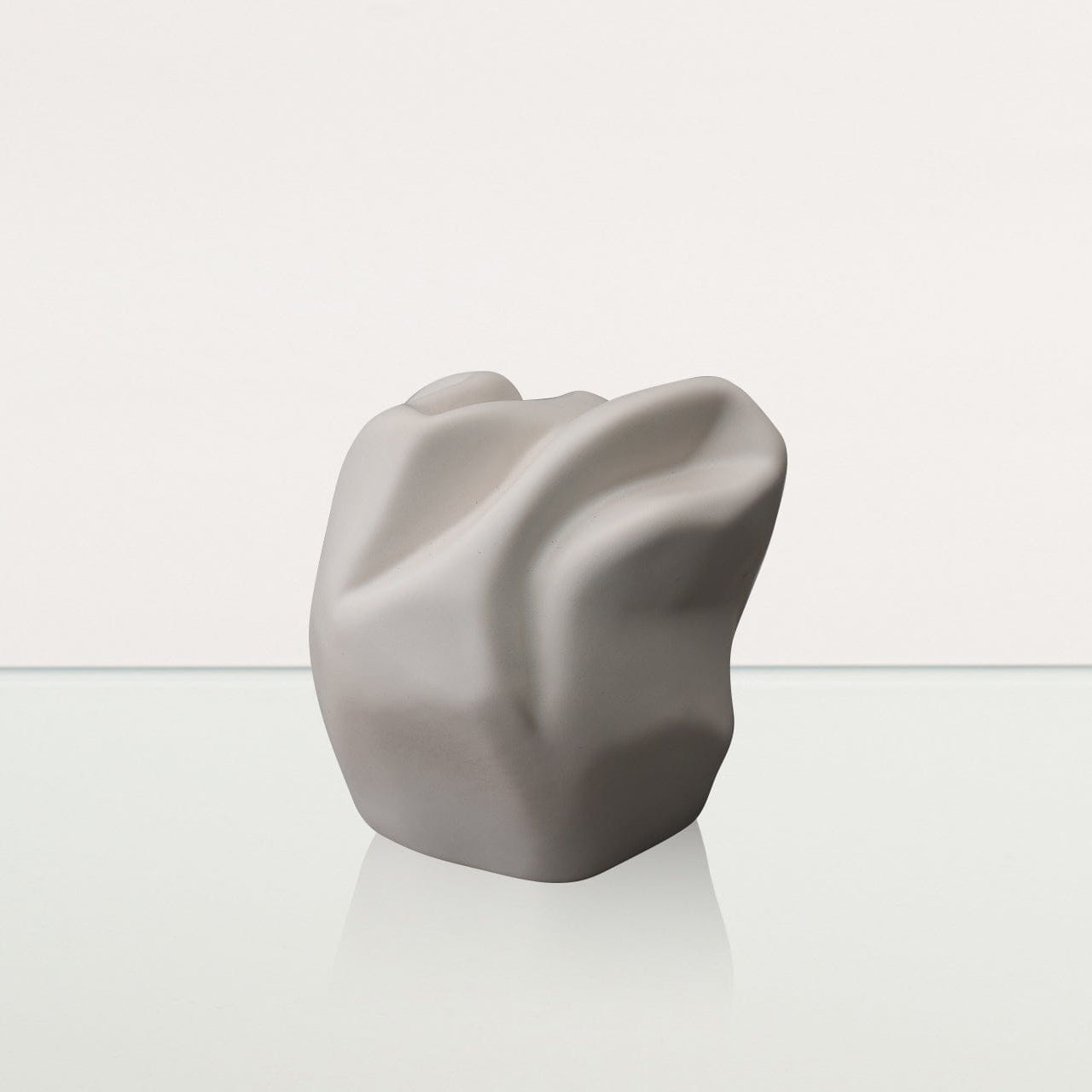 Precious Small Urn for Ashes in Matte White