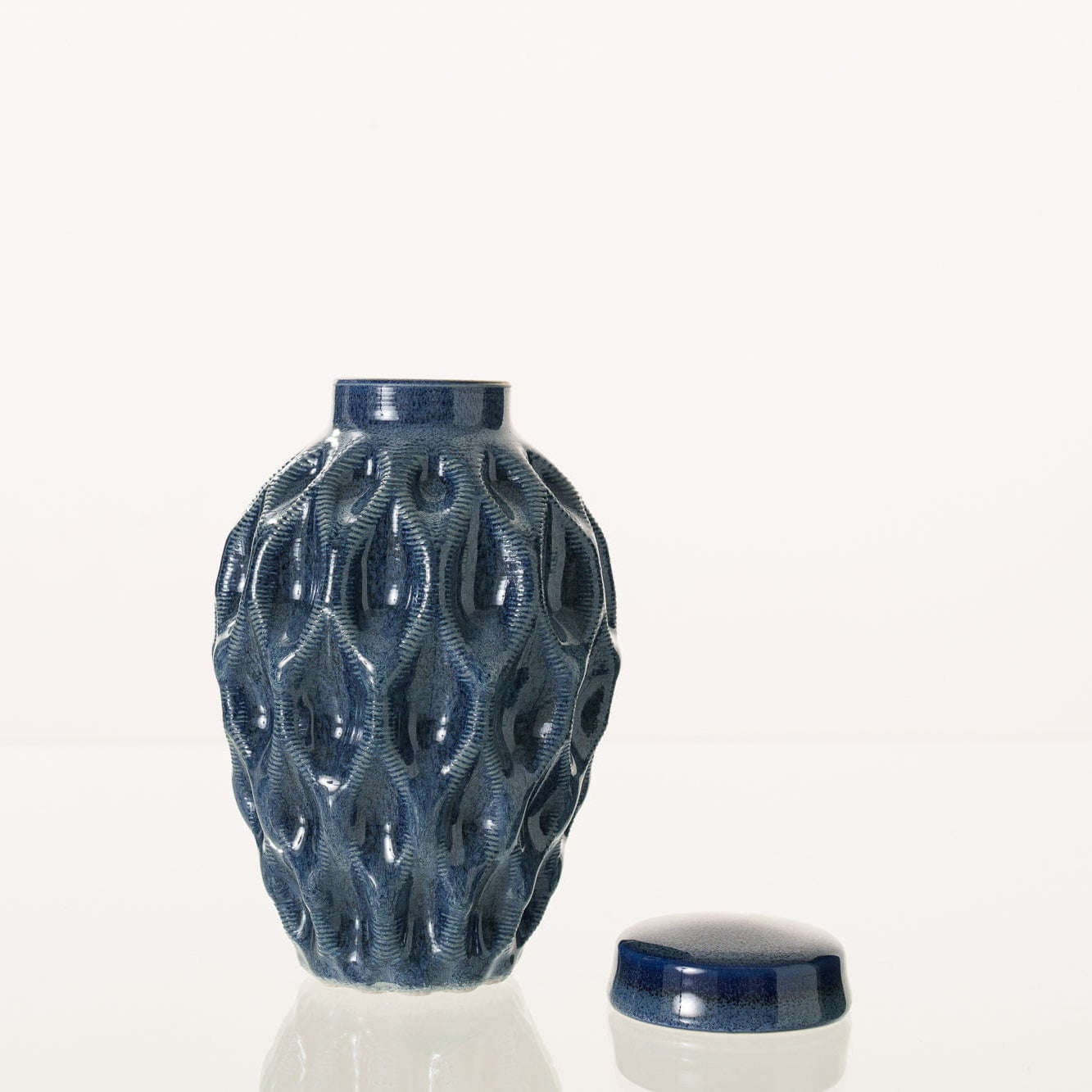 Echo Keepsake Urn for Ashes in Blue