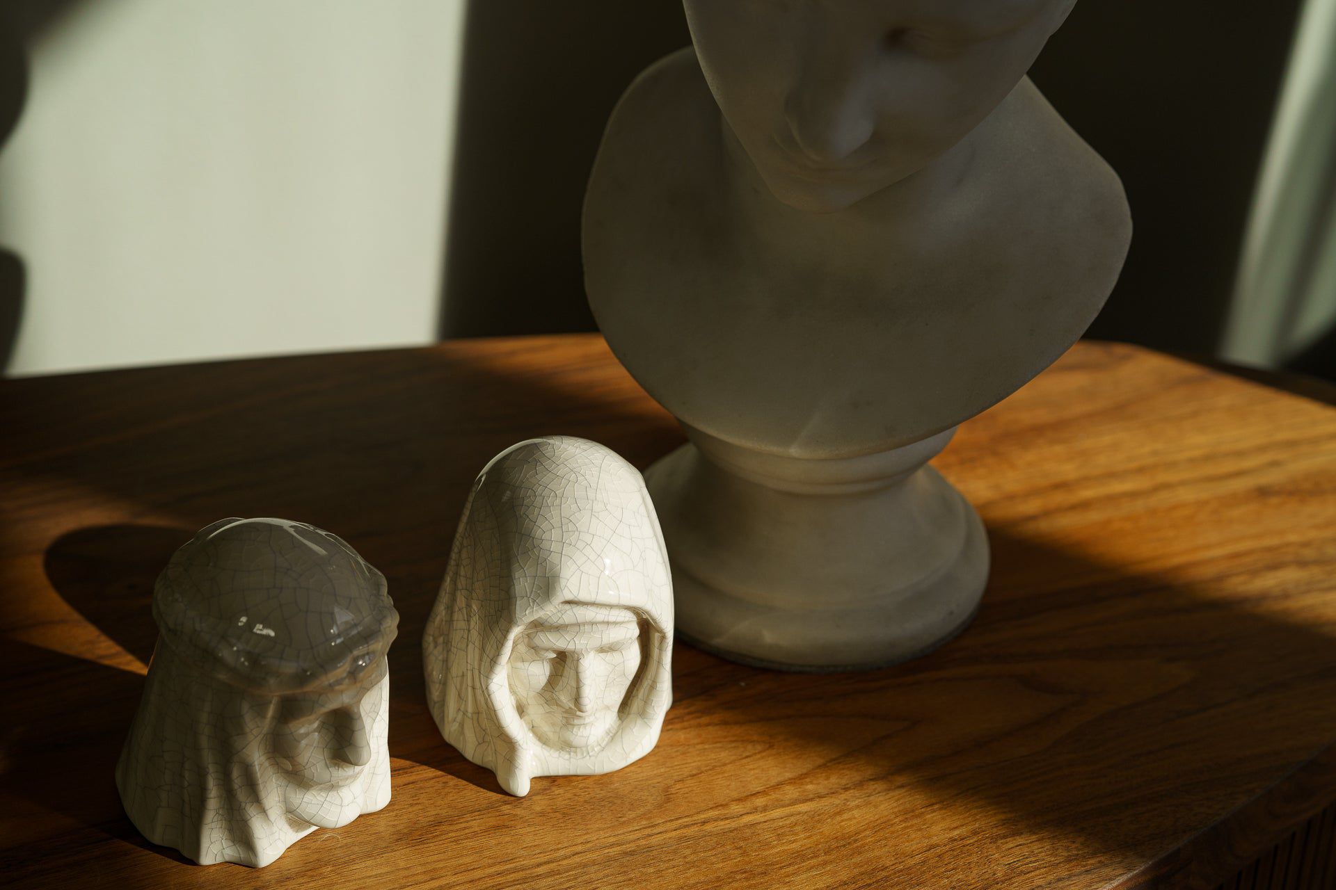 The Christ Mini Urn for Ashes in Cream
