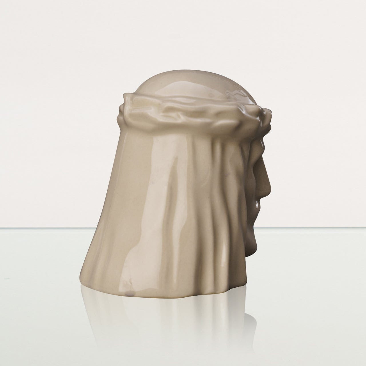 The Christ Mini Urn for Ashes in Cream