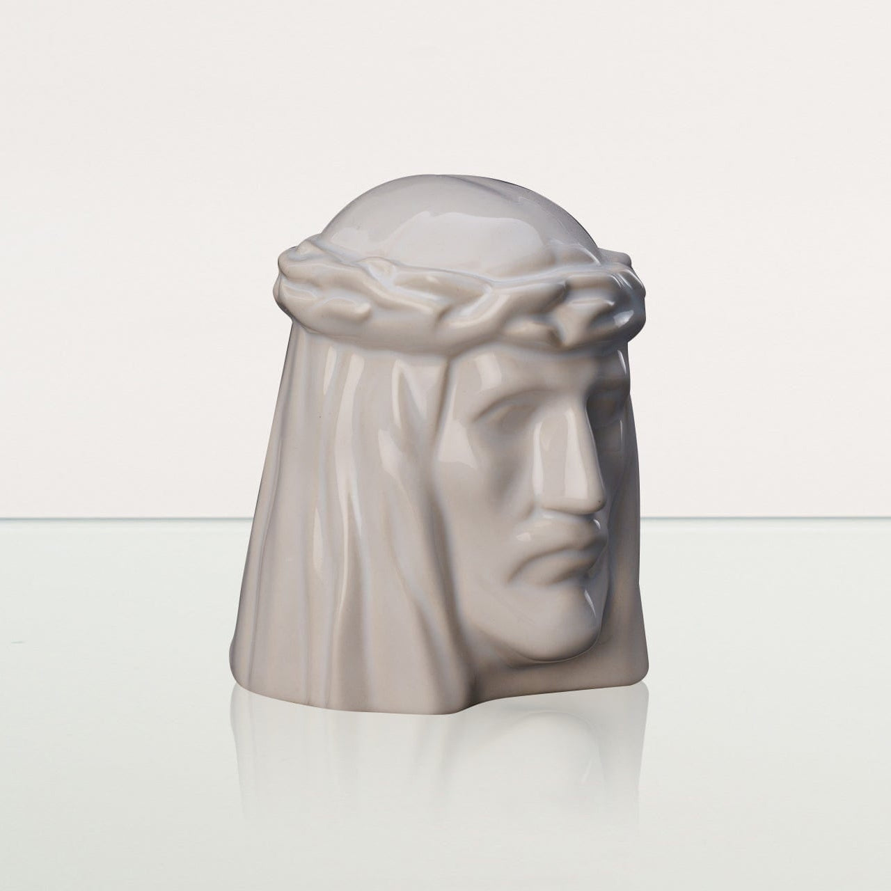 The Christ Mini Urn for Ashes in White