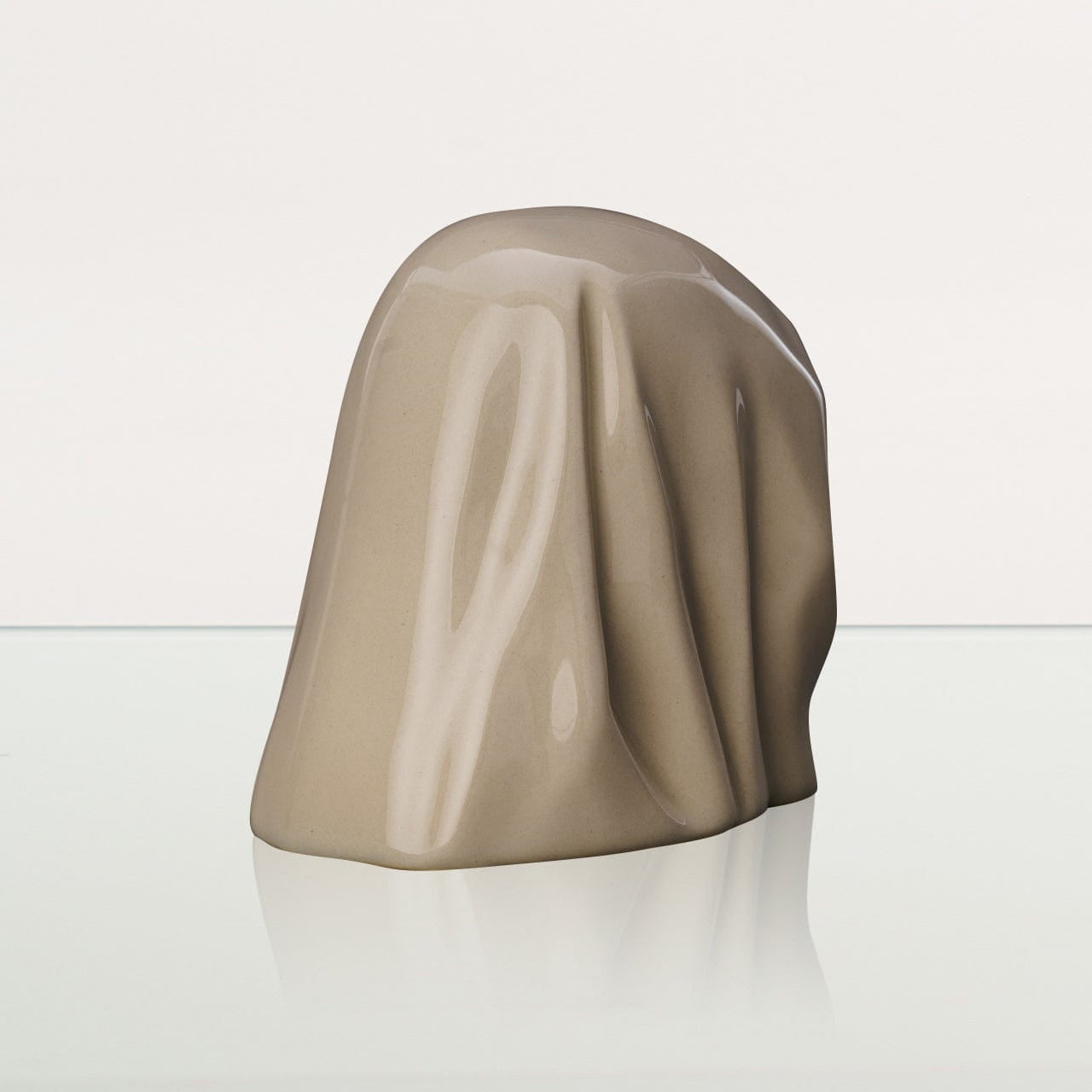 The Holy Mother Mini Urn for Ashes in Cream