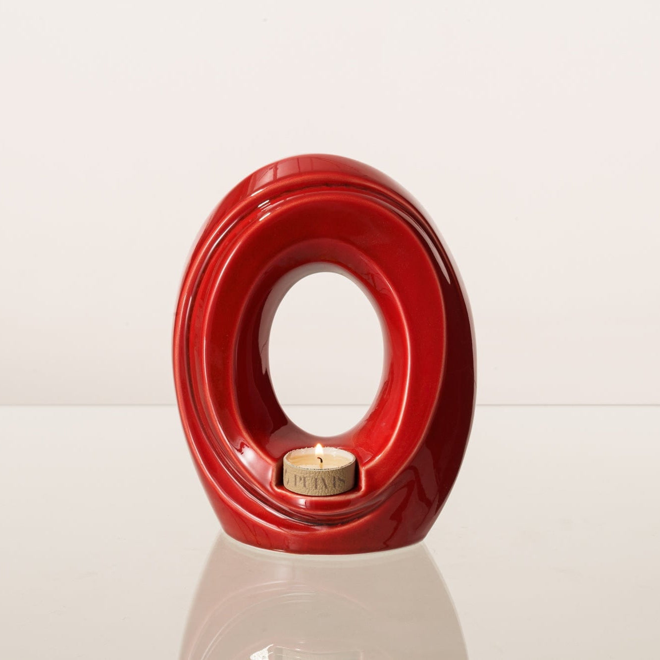 The Passage Medium Urn for Ashes in Red
