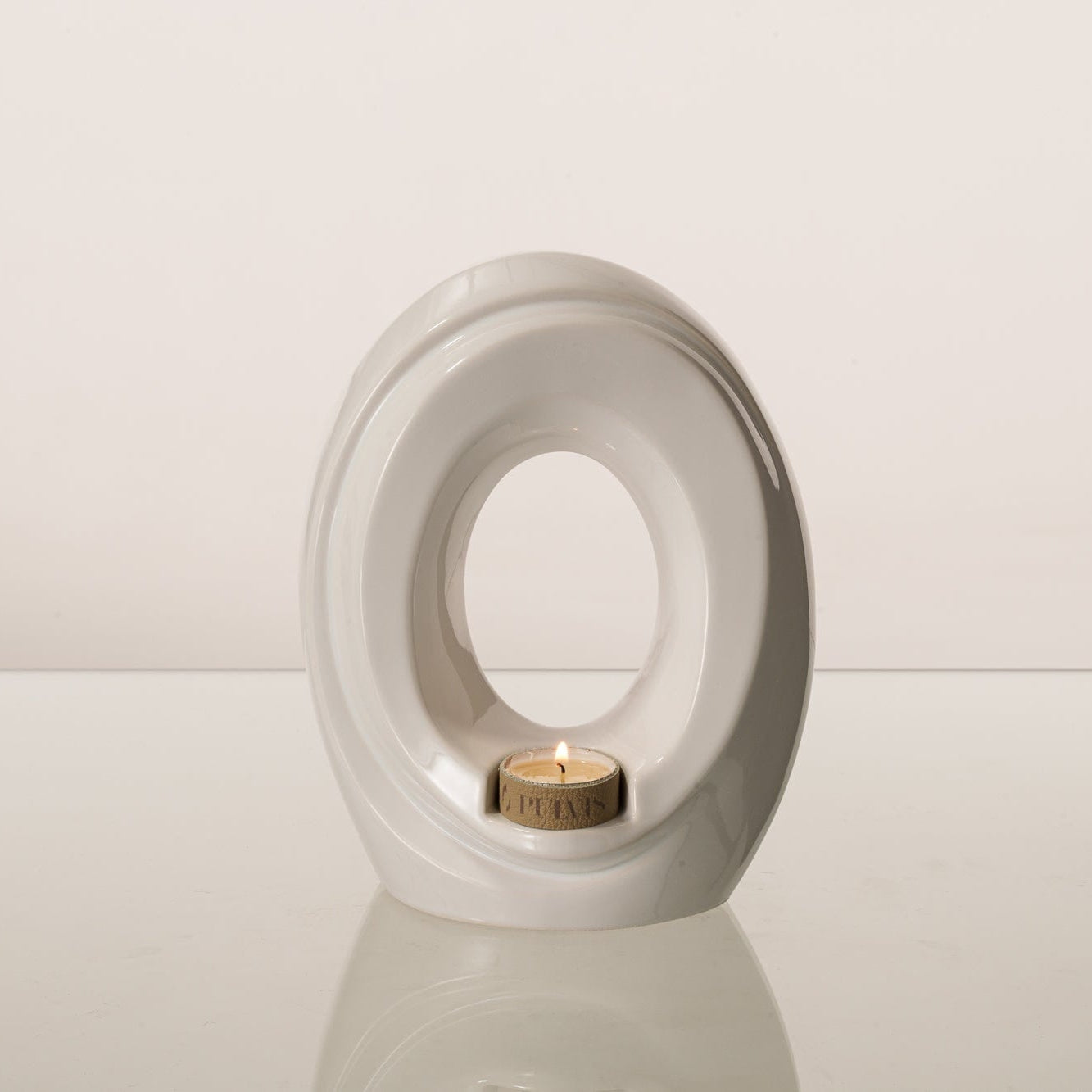 The Passage Medium Urn for Ashes in White