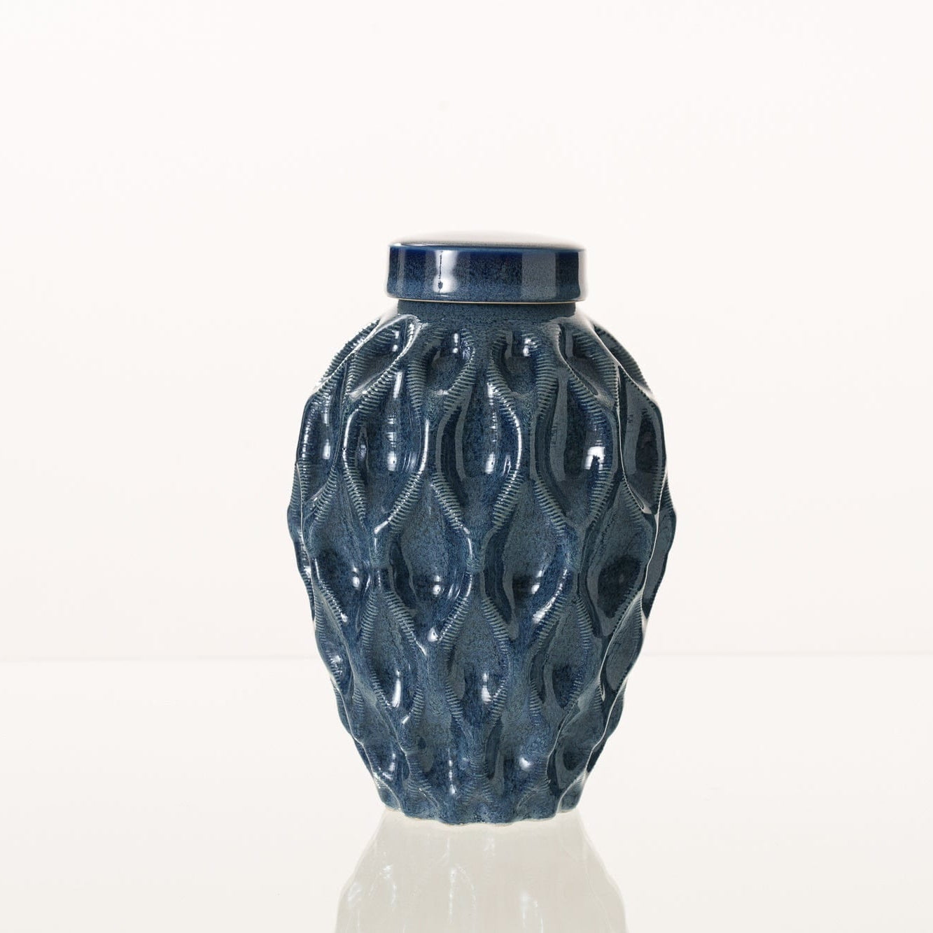 Echo Medium Urn for Ashes in Blue