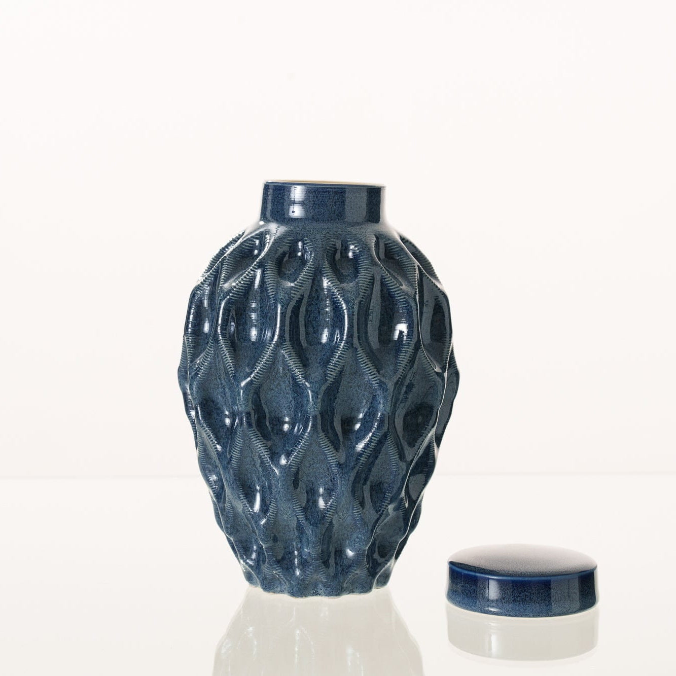 Echo Medium Urn for Ashes in Blue