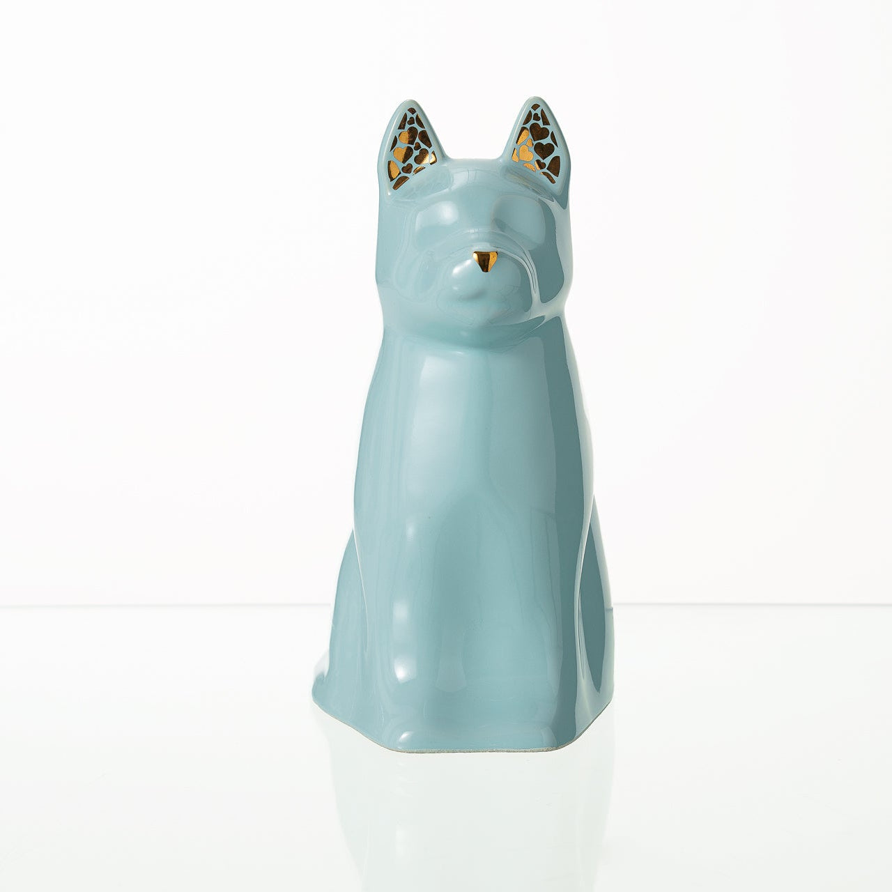 Barkley Dog Pet Urn for Ashes in Light Blue
