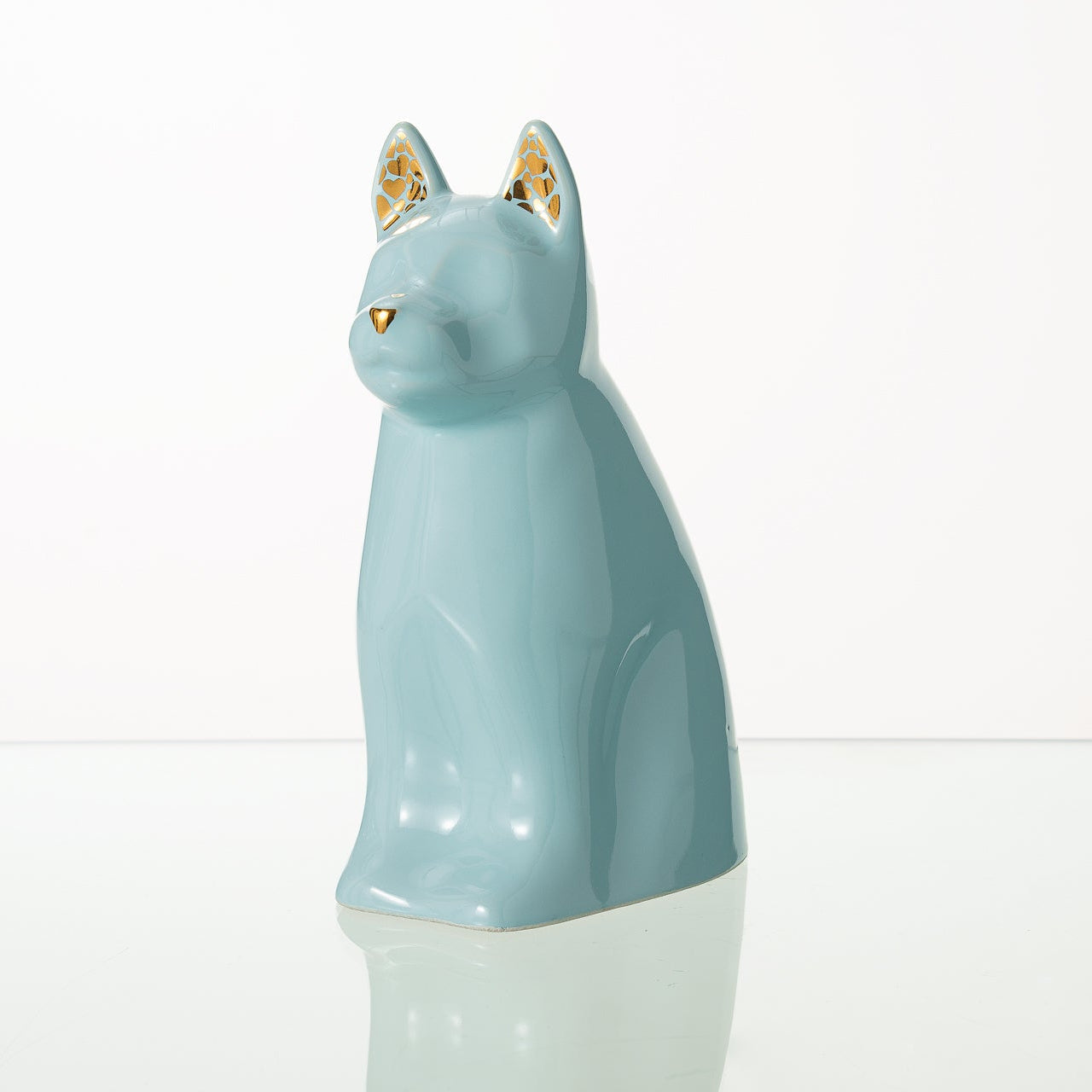 Barkley Dog Pet Urn for Ashes in Light Blue