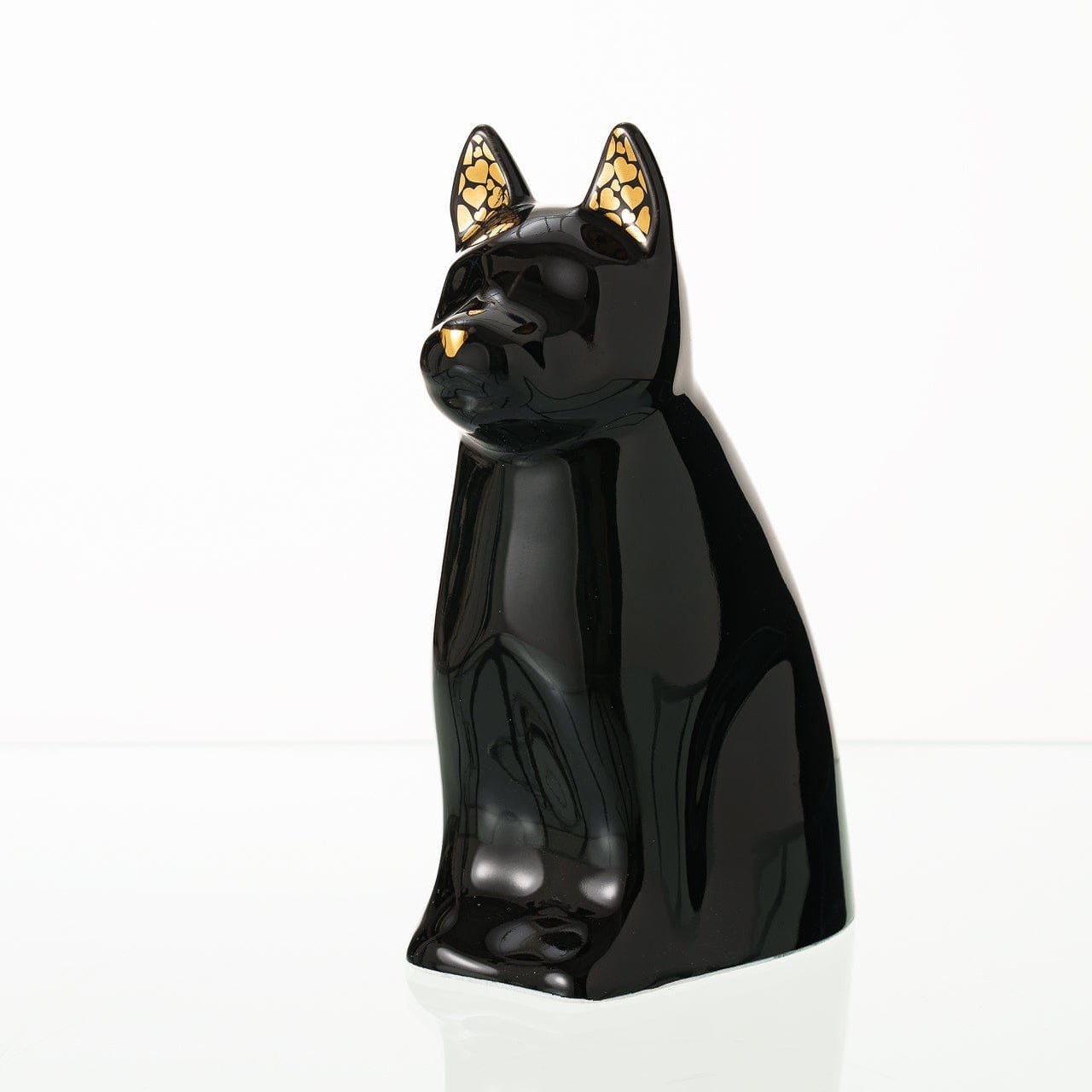 Barkley Dog Pet Urn for Ashes in Black